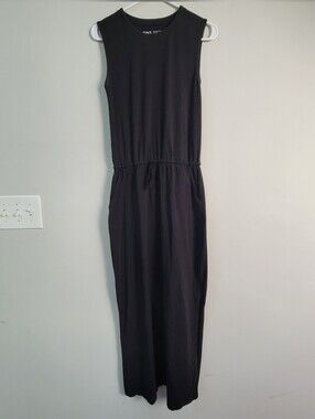 Pact Cotton Maxi Tank Dress Women's Size S Minimal Capsule Beachy Boho Event